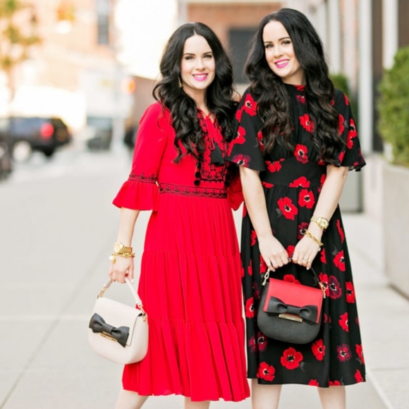 NWOT Kate Spade crepe Poppy flutter sleve dress - Picture 9 of 12